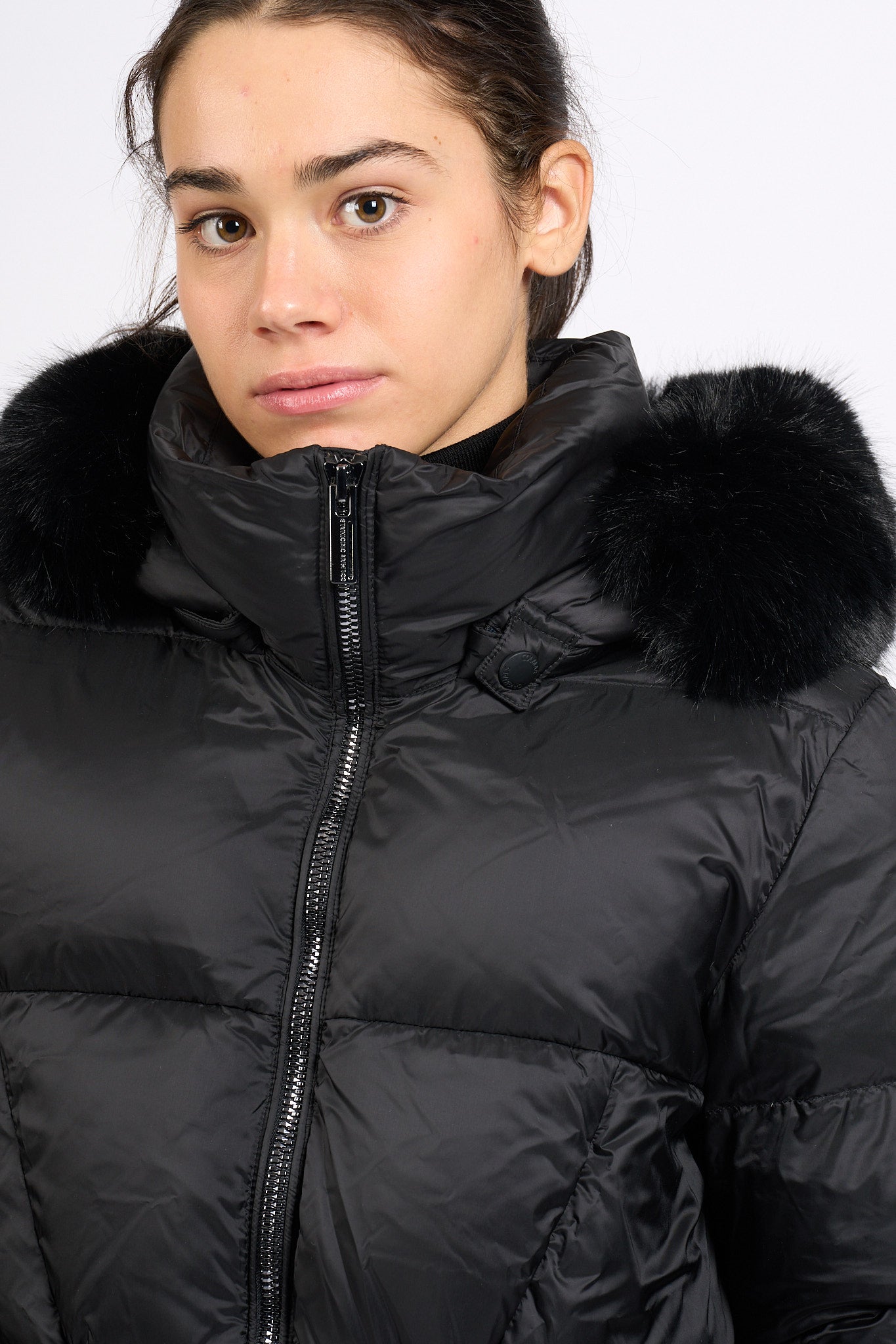 Colmar originals Piumino Lungo Nero Donna-7