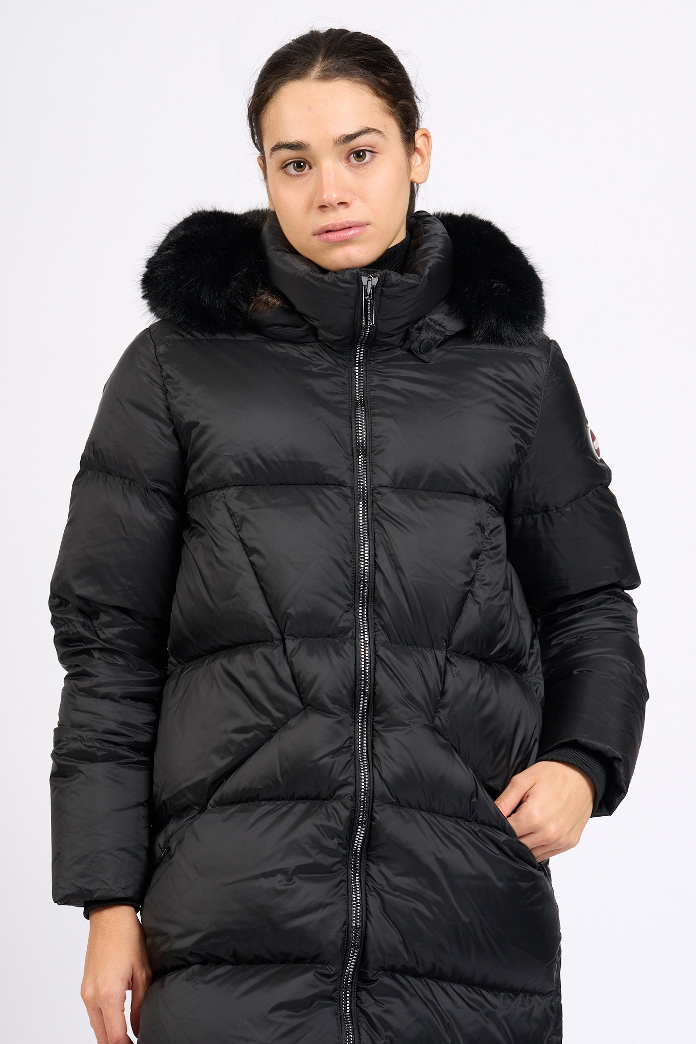 Colmar originals Piumino Lungo Nero Donna-8