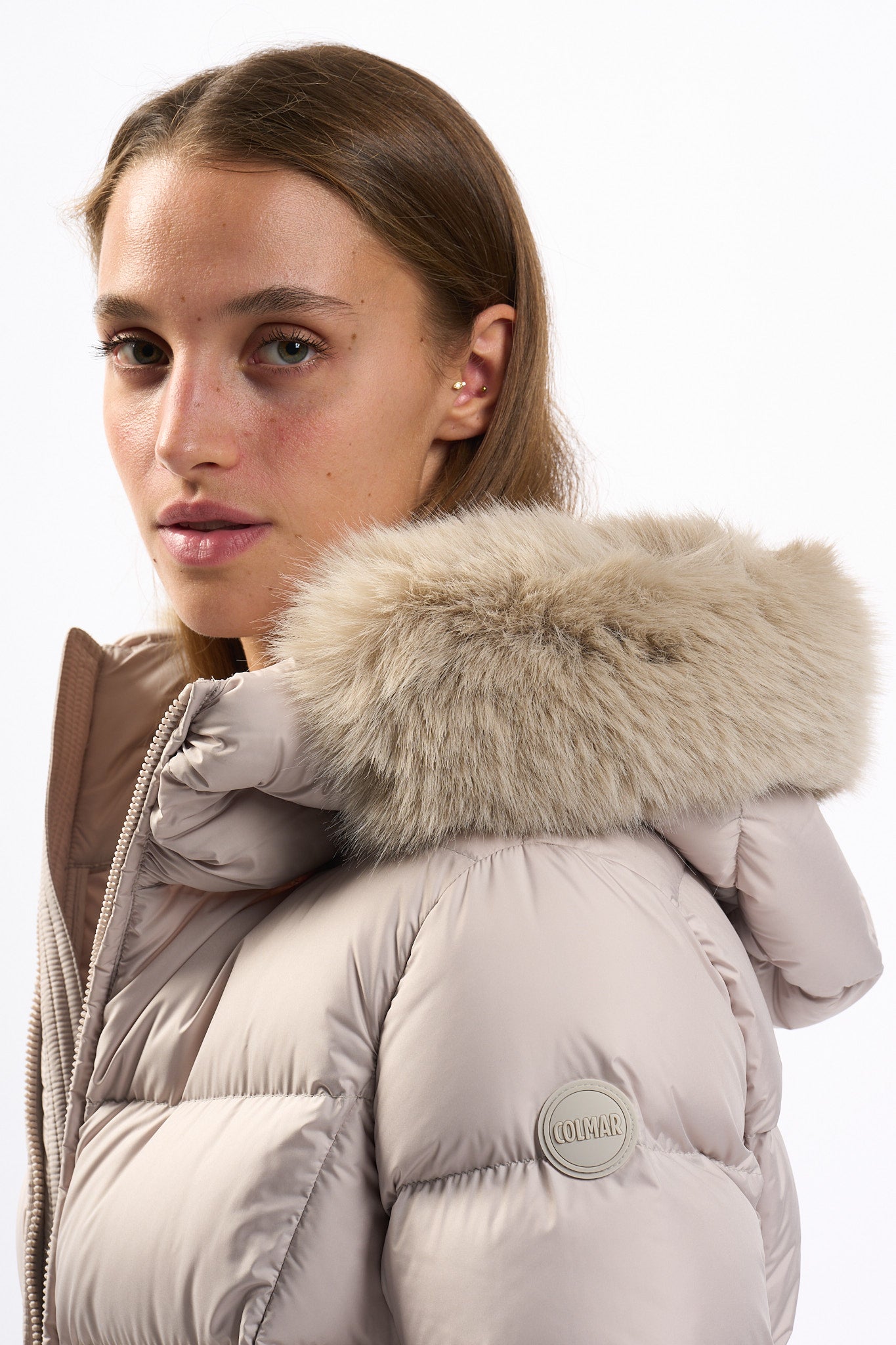 Colmar originals Piumino Midi Gesso Donna-12