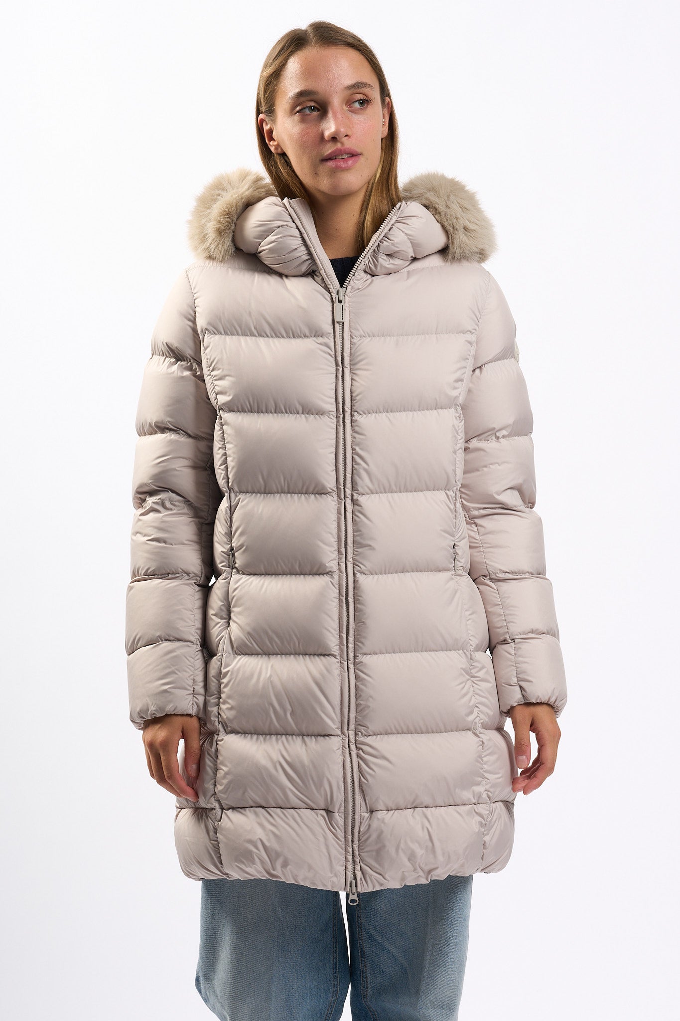 Colmar originals Piumino Midi Gesso Donna-7