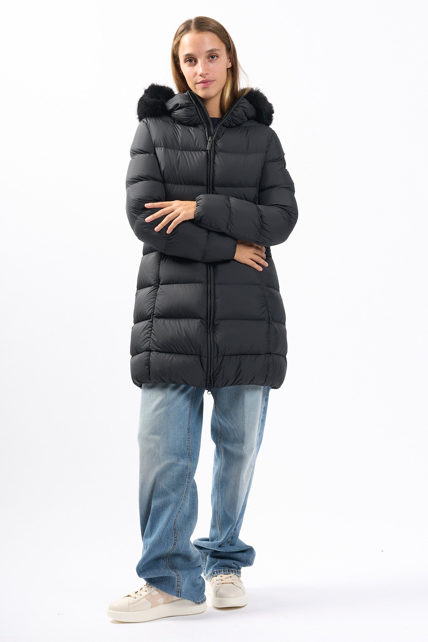 Colmar originals Piumino Midi Nero Donna-3
