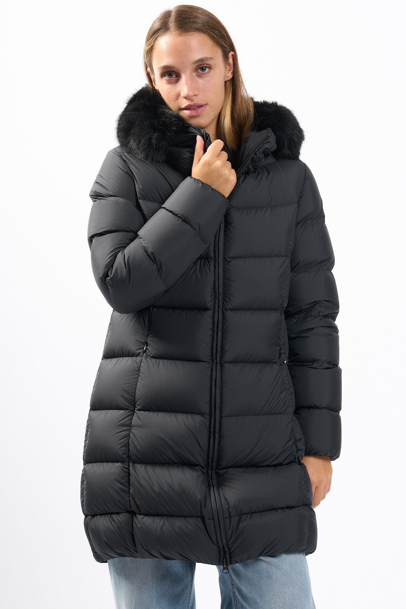 Colmar originals Piumino Midi Nero Donna-4