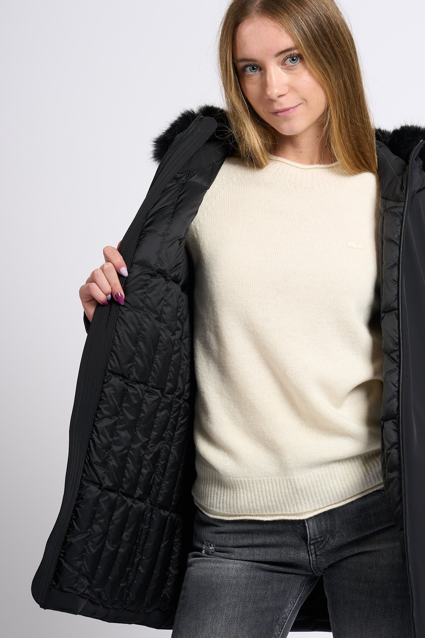 Colmar originals Piumino Tecnico Nero Donna-8