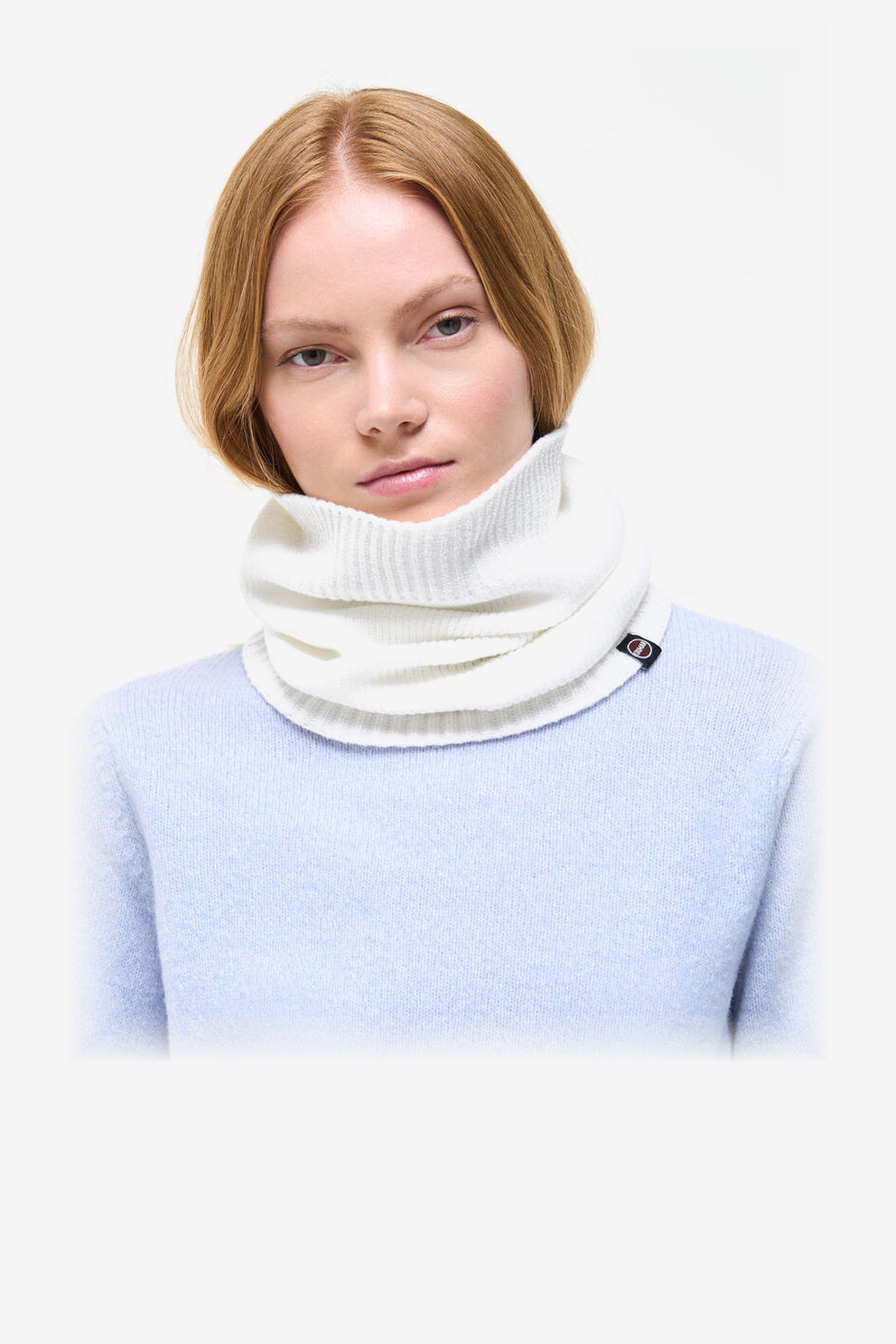 Colmar Originals Scaldacollo Lurex Donna bianco-2