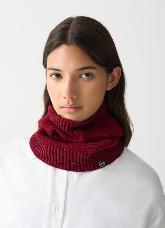 Colmar originals Scaldacollo Lurex Bordeaux Donna-3