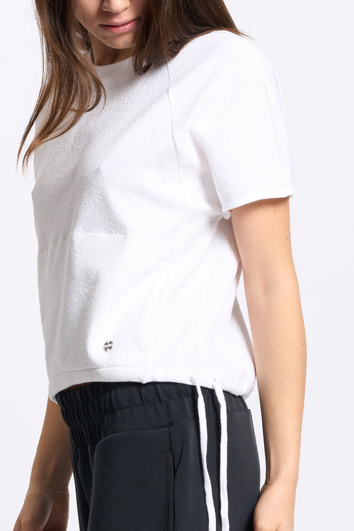 Colmar originals T-shirt Spugna Bianco Donna-2