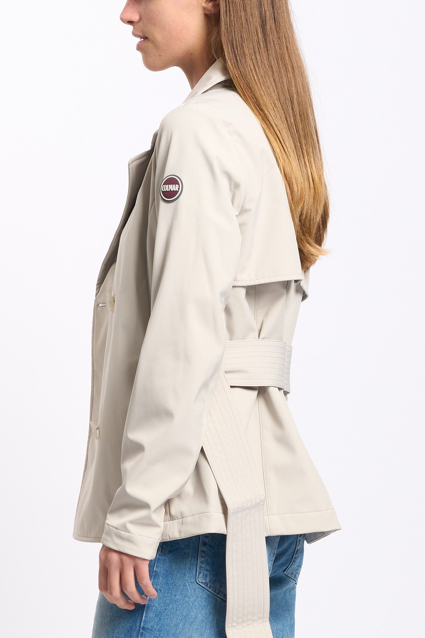 Colmar originals Trench Corto 1900 Beige Donna-4