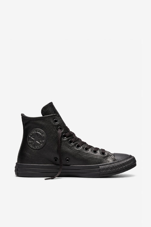 Converse Chuck Taylor All Star in pelle nero uomo