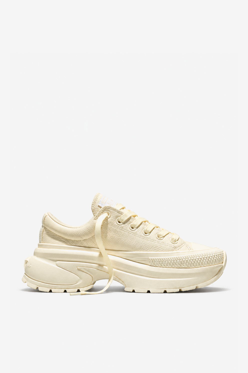 Converse All Star Run Star Crush in pelle bianca da donna-1
