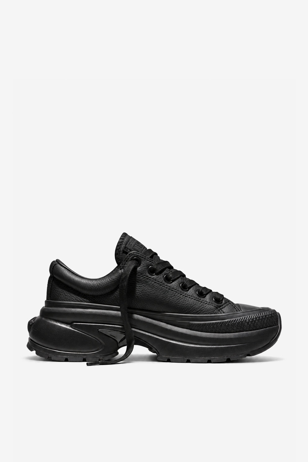 Converse All Star Run Star Crush in pelle nero donna-1