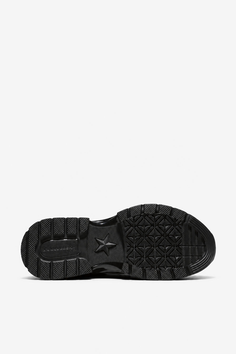 Converse All Star Run Star Crush in pelle nero donna-5
