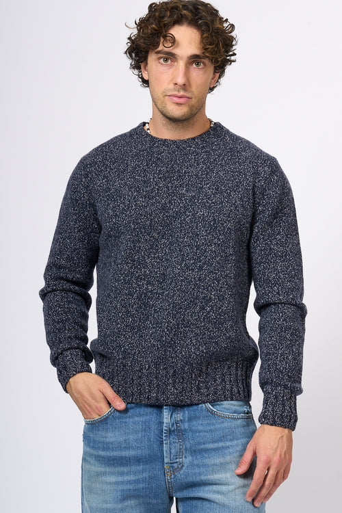 Customer Lovers Maglia Cashmere Blu Uomo