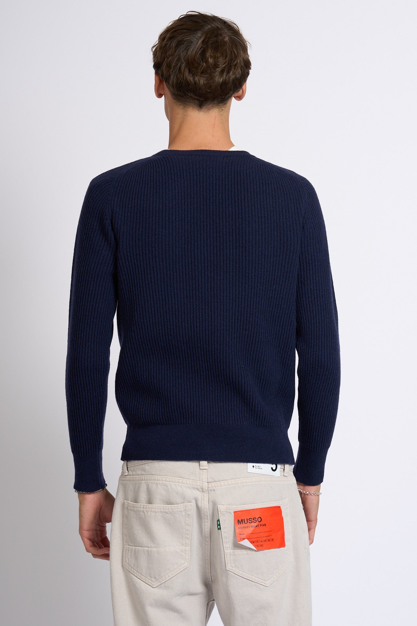 Customer lovers Maglia Giro Costa Blu Uomo-6