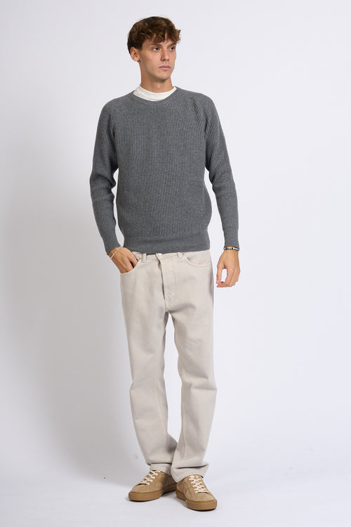 Customer lovers Maglia Giro Costa Grigio scuro Uomo-2