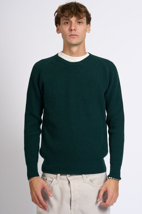 Customer lovers Maglia Giro Costa Verde scuro Uomo-2