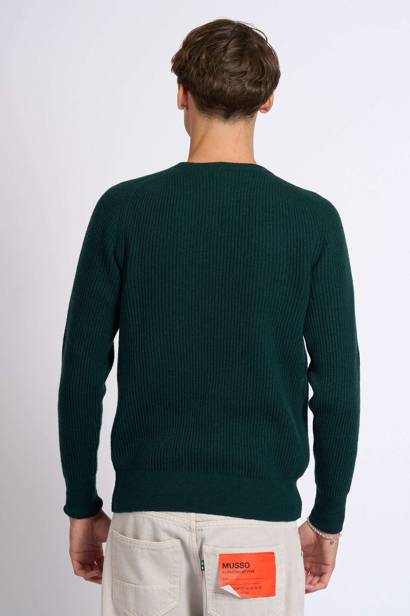 Customer lovers Maglia Giro Costa Verde scuro Uomo-5
