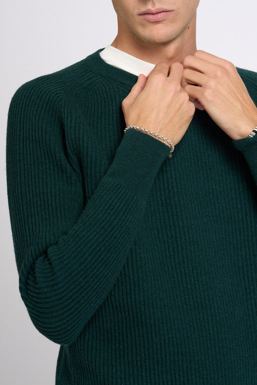 Customer lovers Maglia Giro Costa Verde scuro Uomo