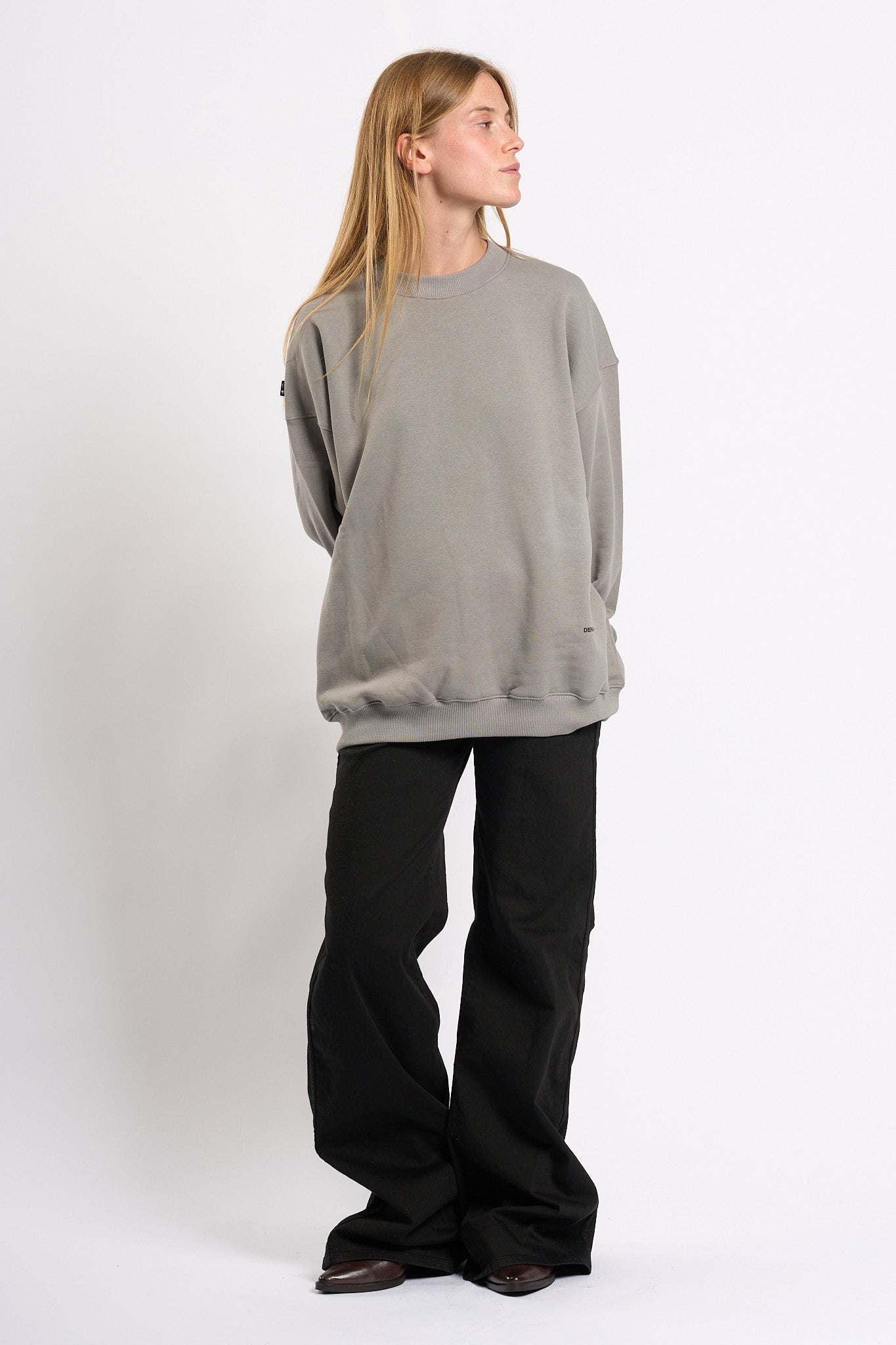 Department5 Felpa Virginex Grigio Donna-3