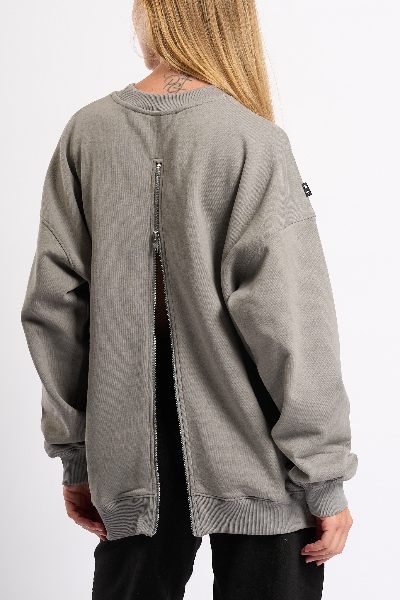 Department5 Felpa Virginex Grigio Donna-6
