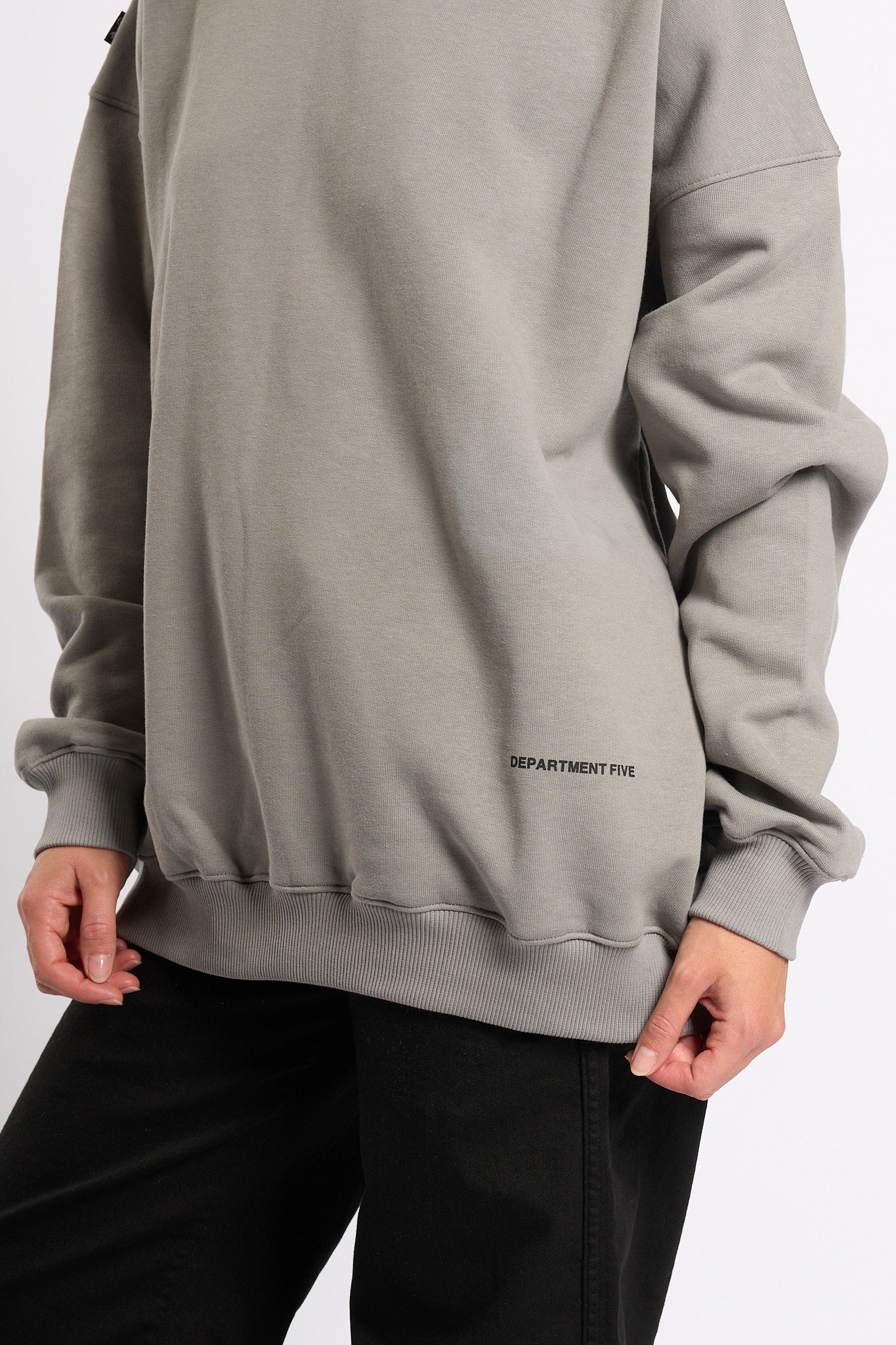 Department5 Felpa Virginex Grigio Donna-7