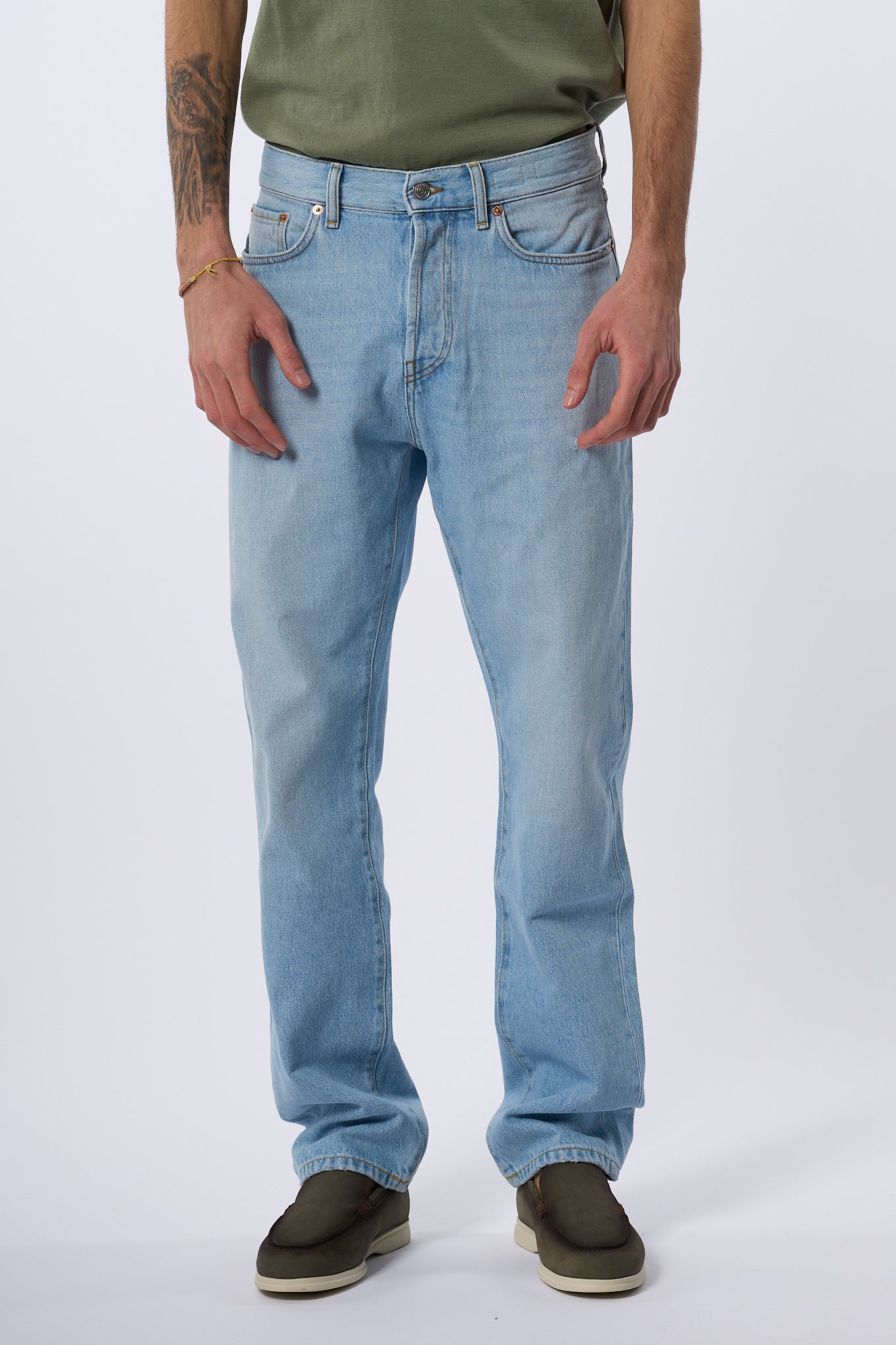 Department5 Jeans Bowl Relaxed Azzurro Uomo-1