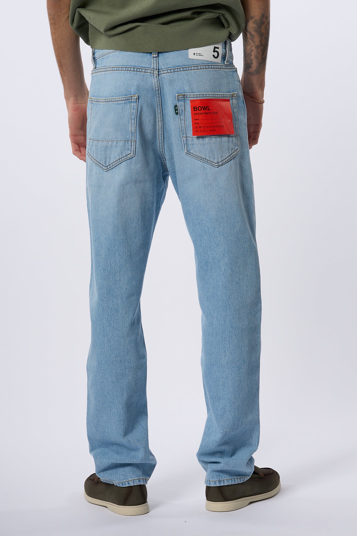 Department5 Jeans Bowl Relaxed Azzurro Uomo-5