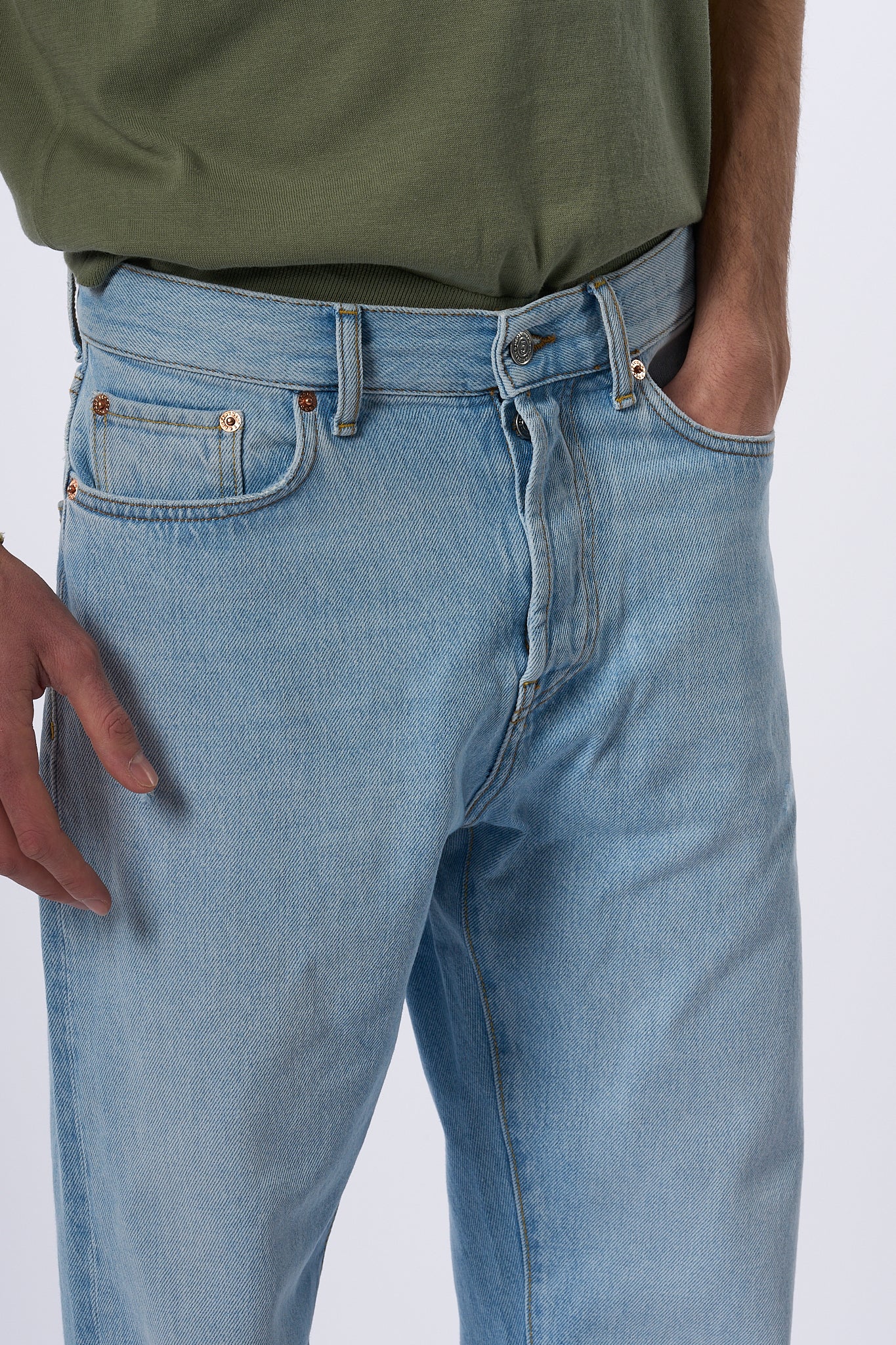 Department5 Jeans Bowl Relaxed Azzurro Uomo-6