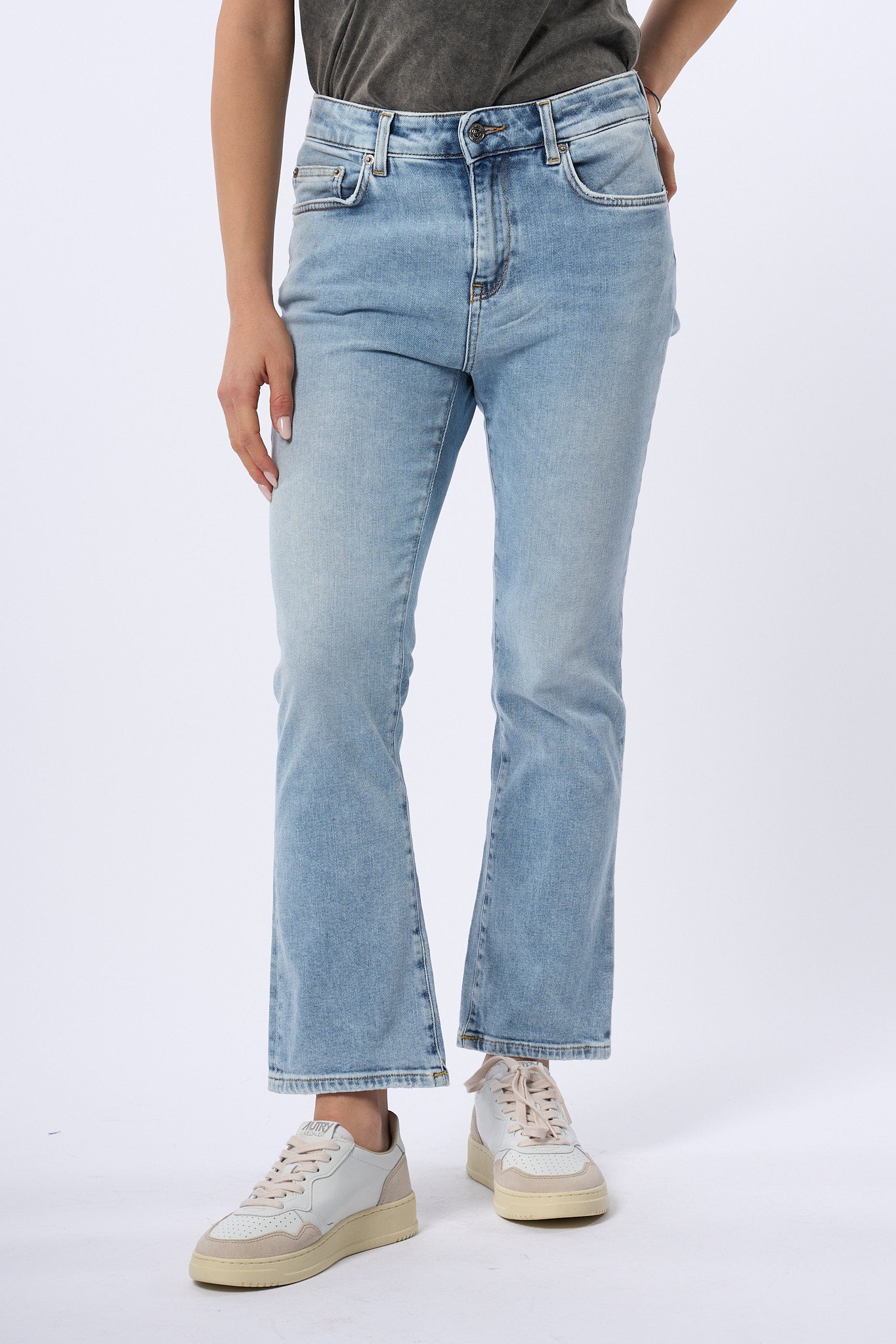 Department5 Jeans Clar Denim Chiaro Donna-4