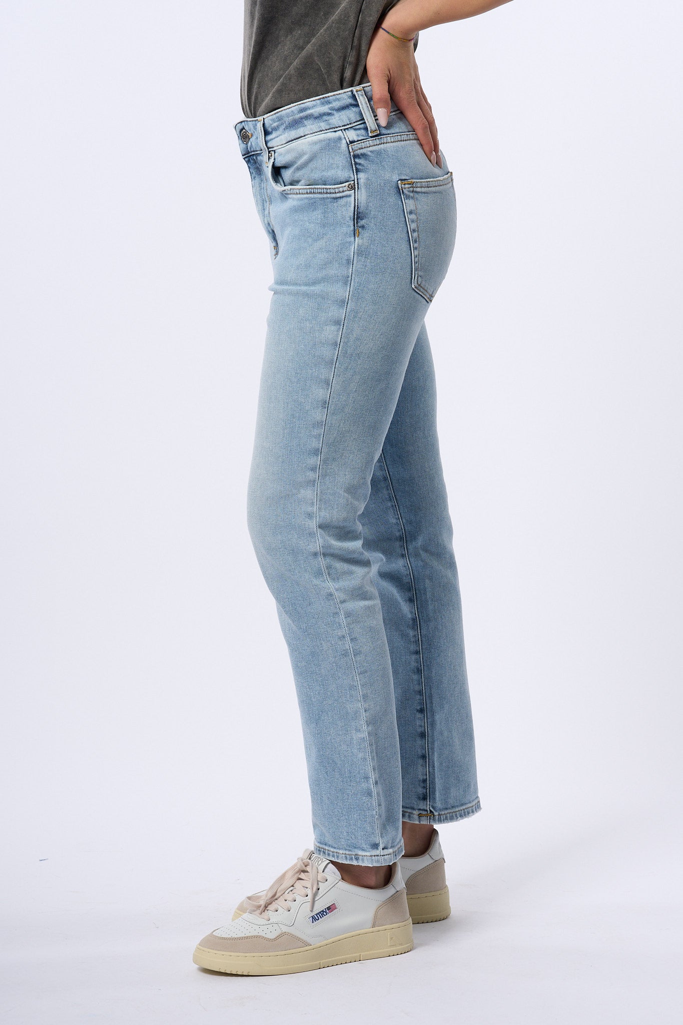 Department5 Jeans Clar Denim Chiaro Donna-1