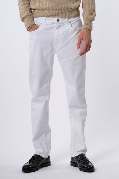 Department5 Jeans Talk Regular Bianco Uomo