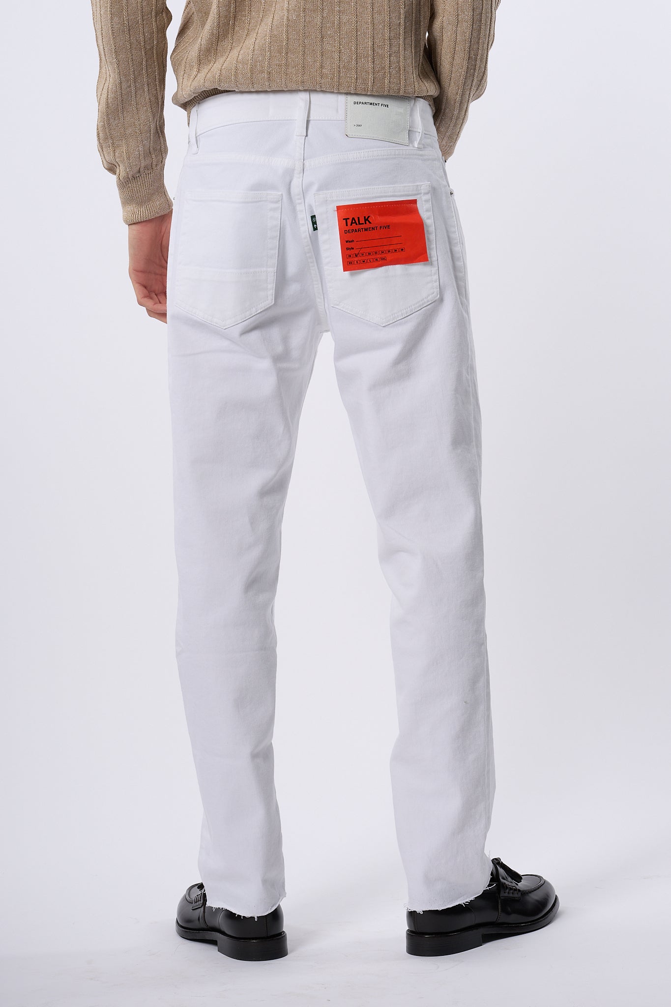 Department5 Jeans Talk Regular Bianco Uomo-6