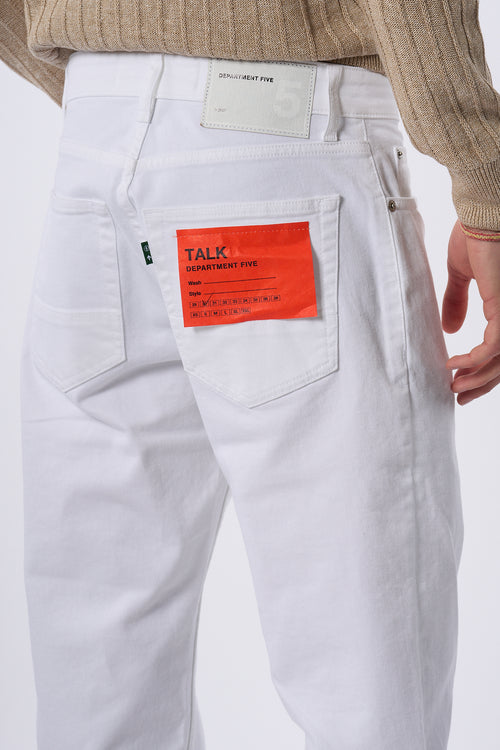 Department5 Jeans Talk Regular Bianco Uomo-2