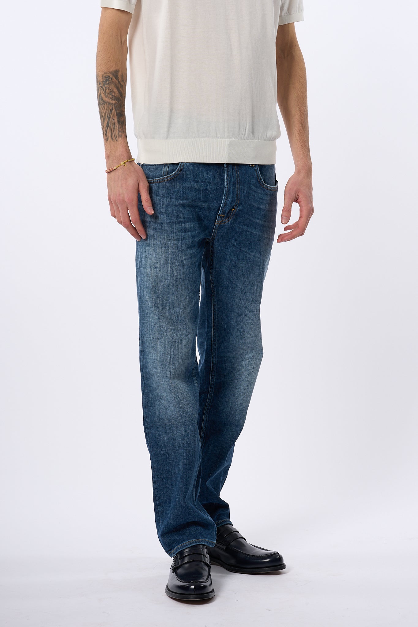 Department5 Jeans Talk Regular Blu Uomo-5