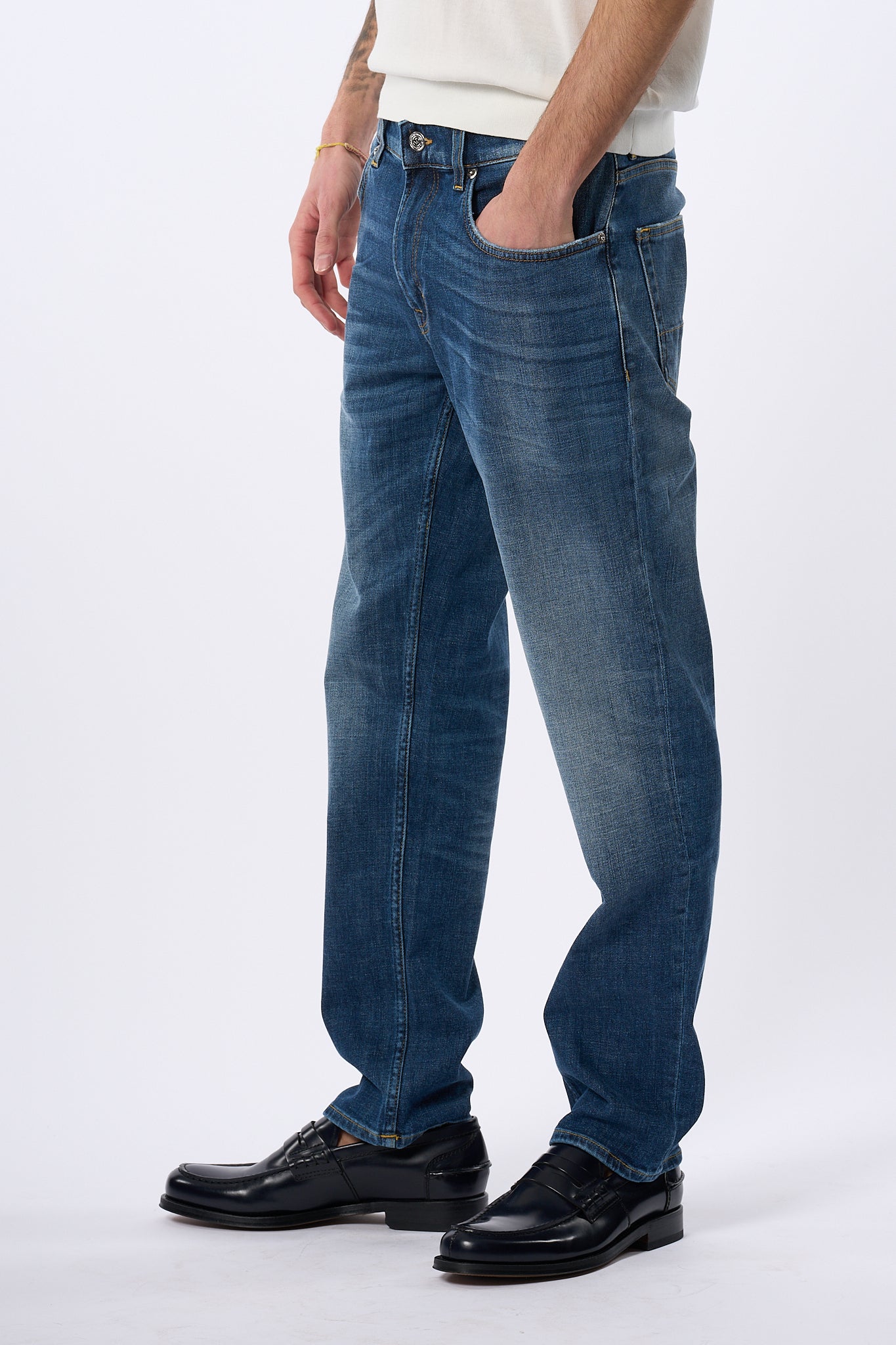 Department5 Jeans Talk Regular Blu Uomo-4