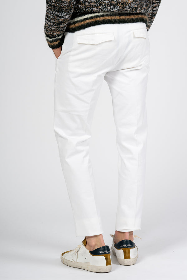 Department5 Pantalone Crop Fustagno Bianco Uomo