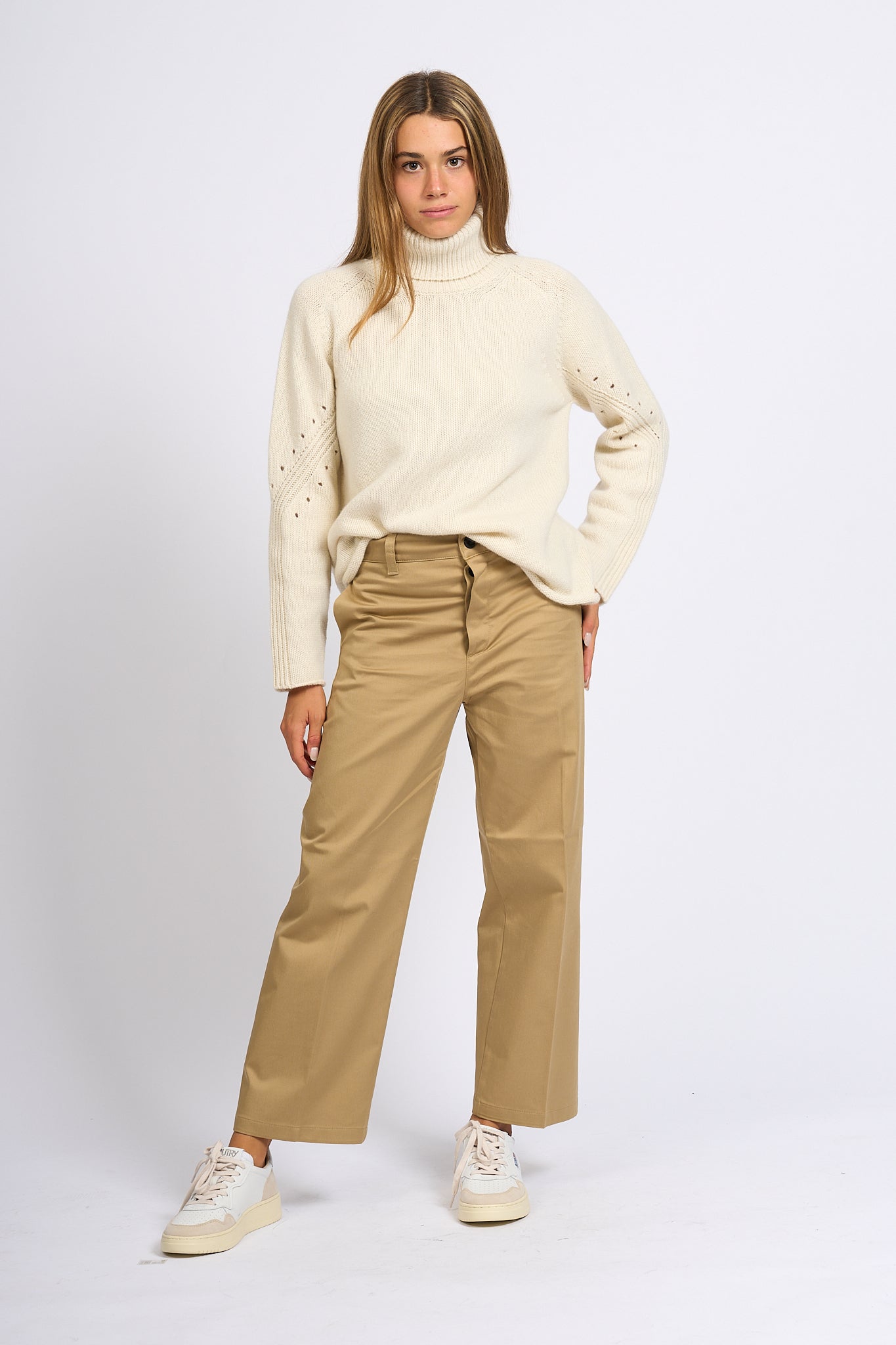 Department5 Women's Two Khaki Pants-3