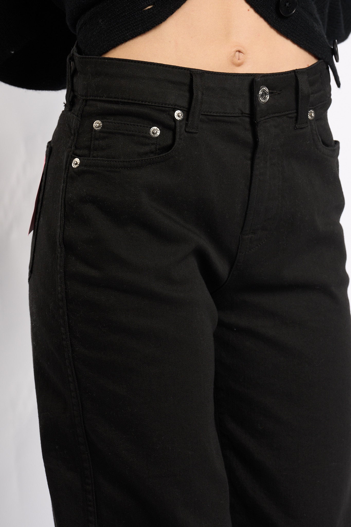 Department5 Pantalone Pretender Nero Donna-5