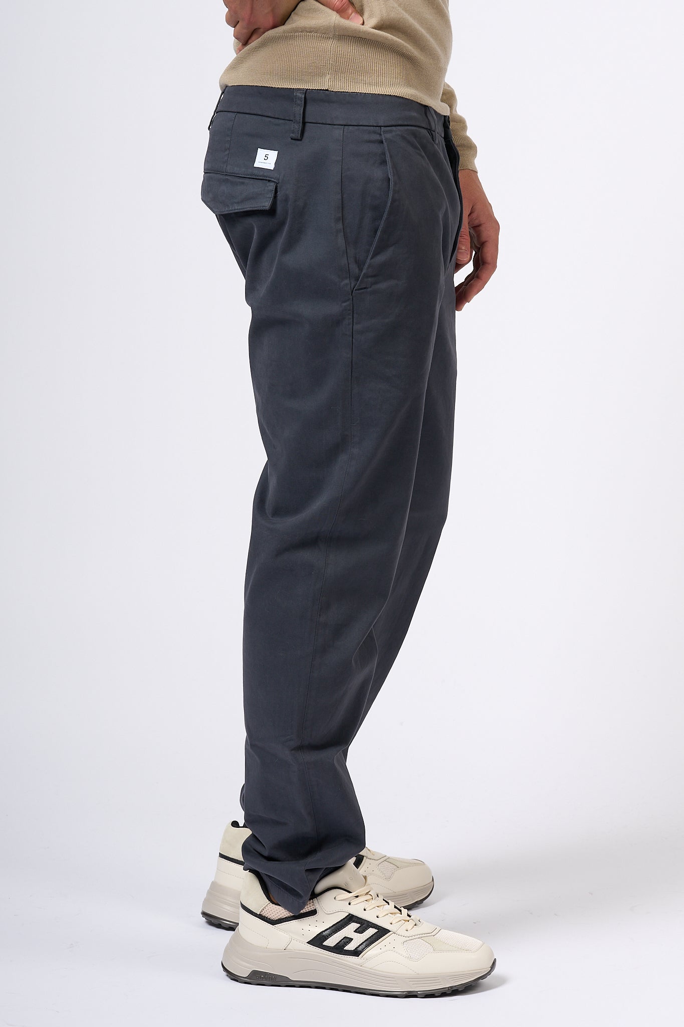 Department5 Prince Anthracite Men's Trousers-1