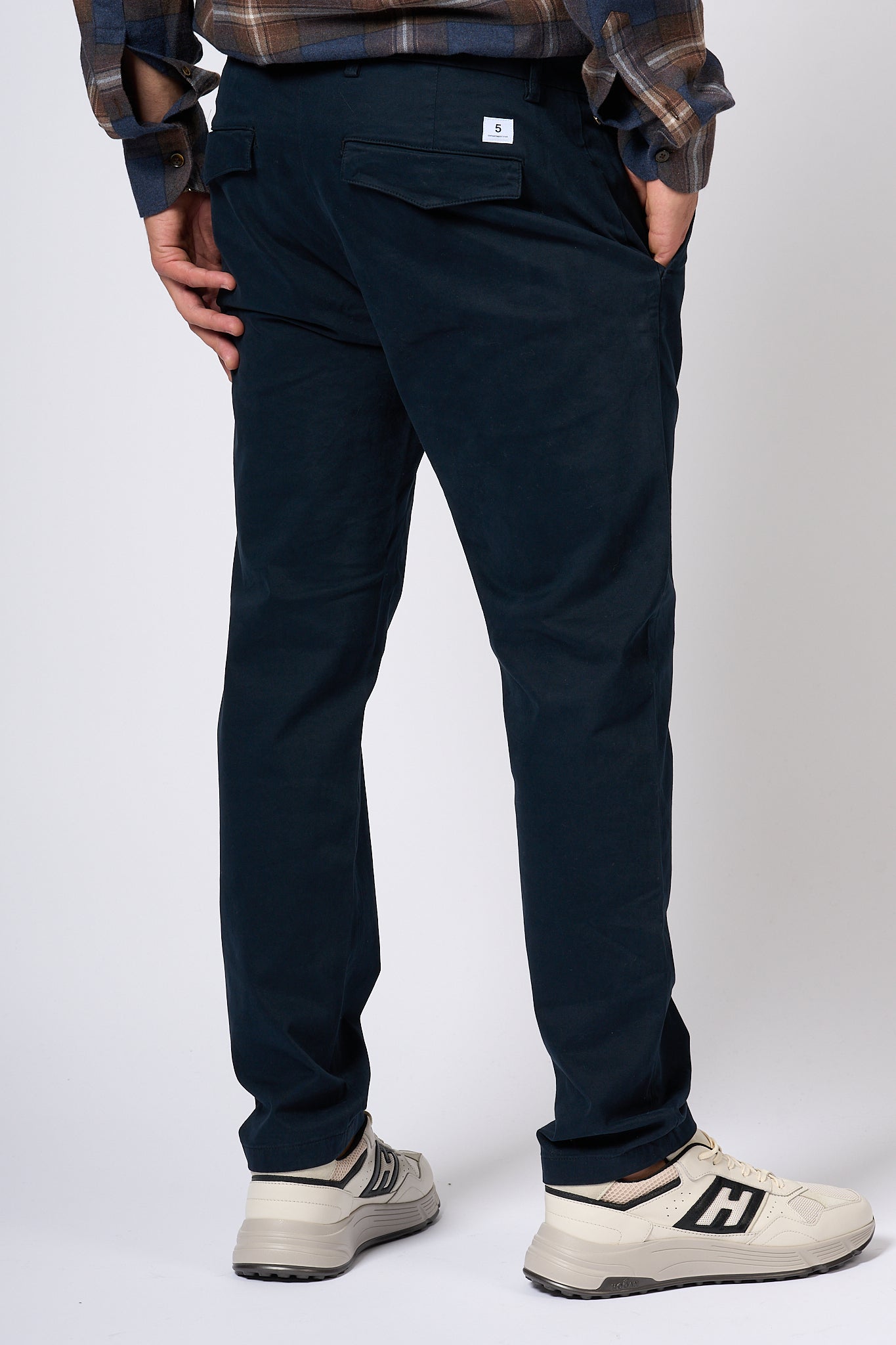 Department5 Pantalone Prince Blu Navy Uomo-1