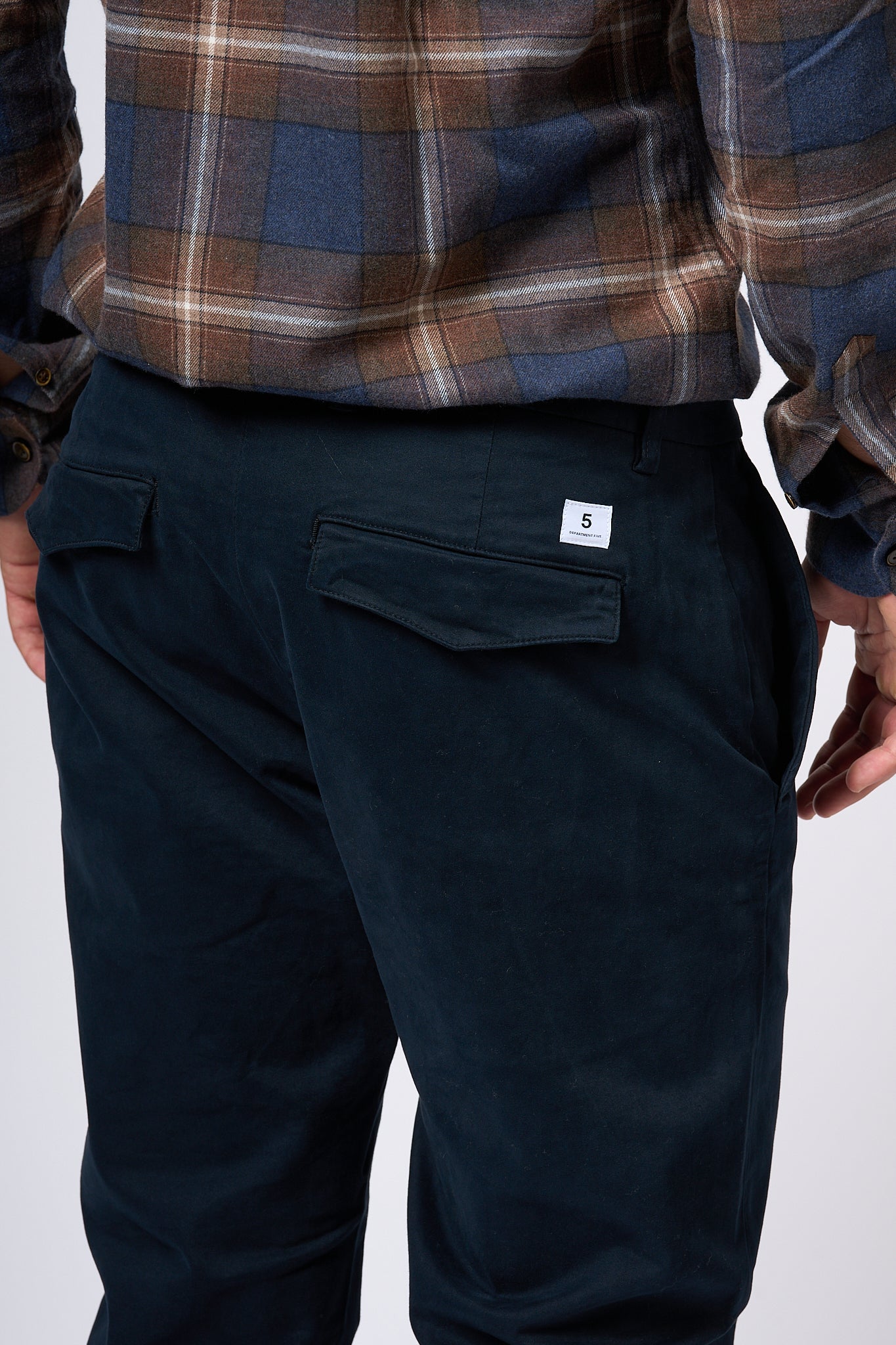 Department5 Pantalone Prince Blu Navy Uomo-4