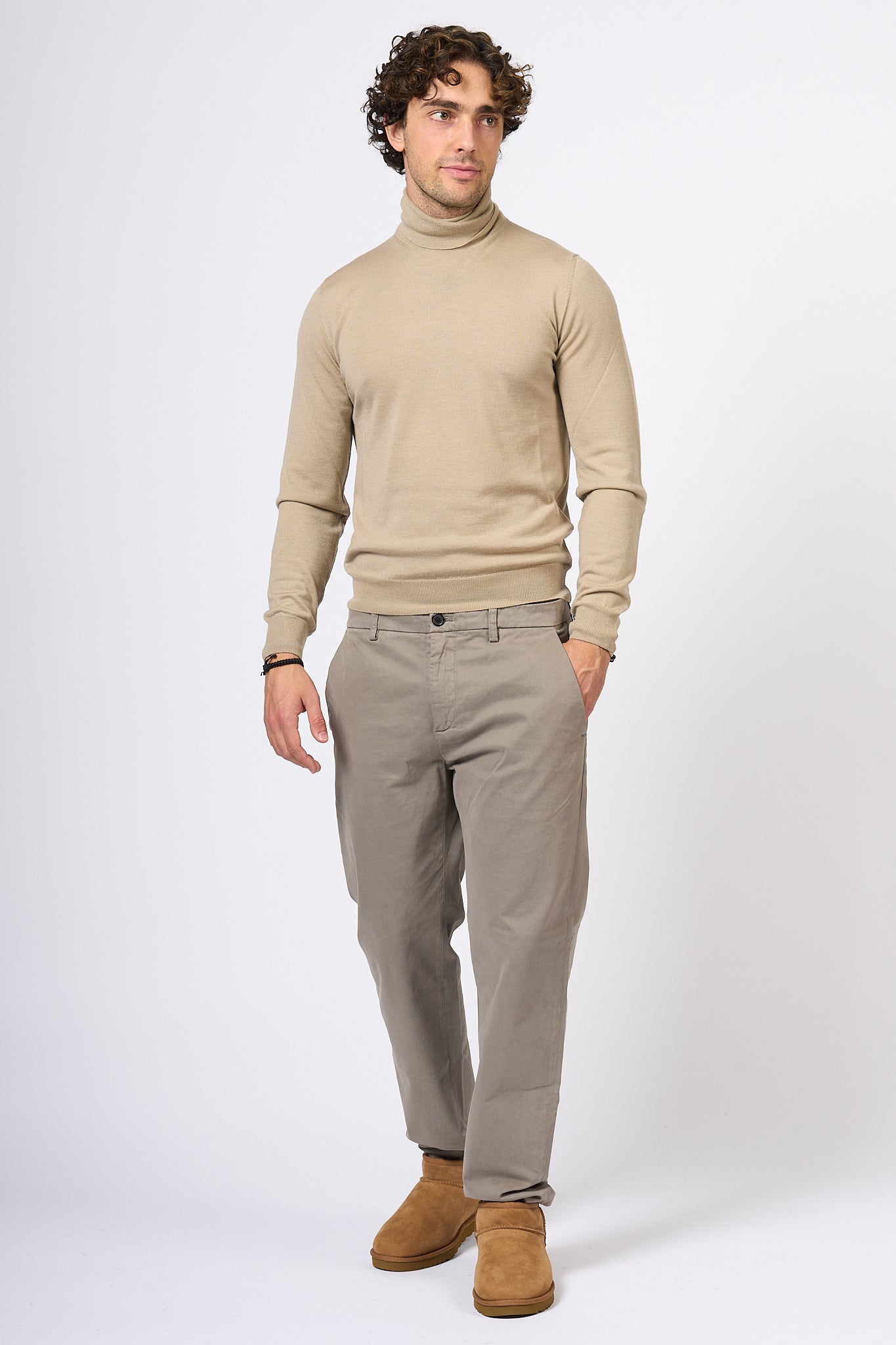 Department5 Pantalone Prince Taupe Uomo-6