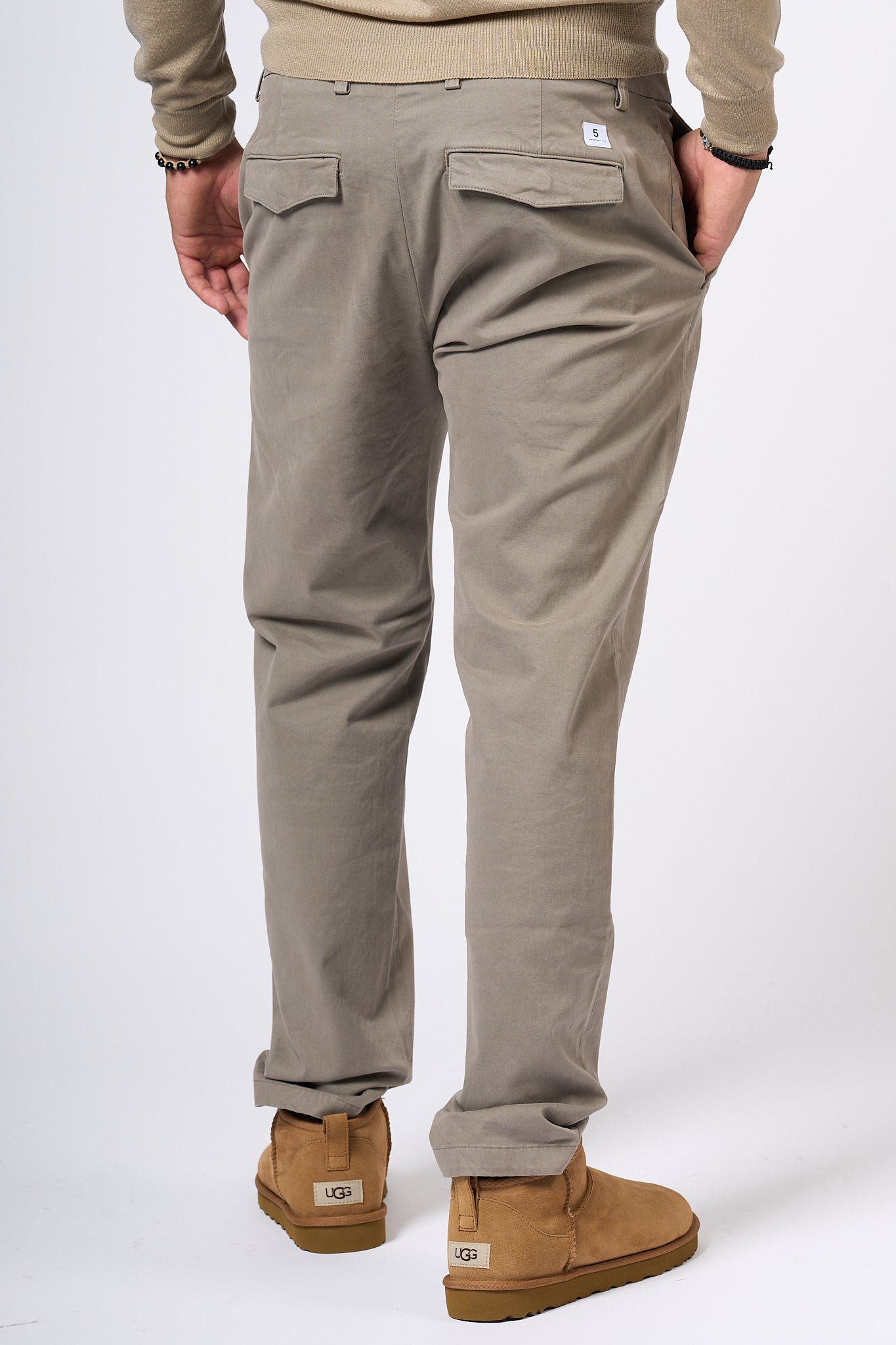 Department5 Pantalone Prince Taupe Uomo-3