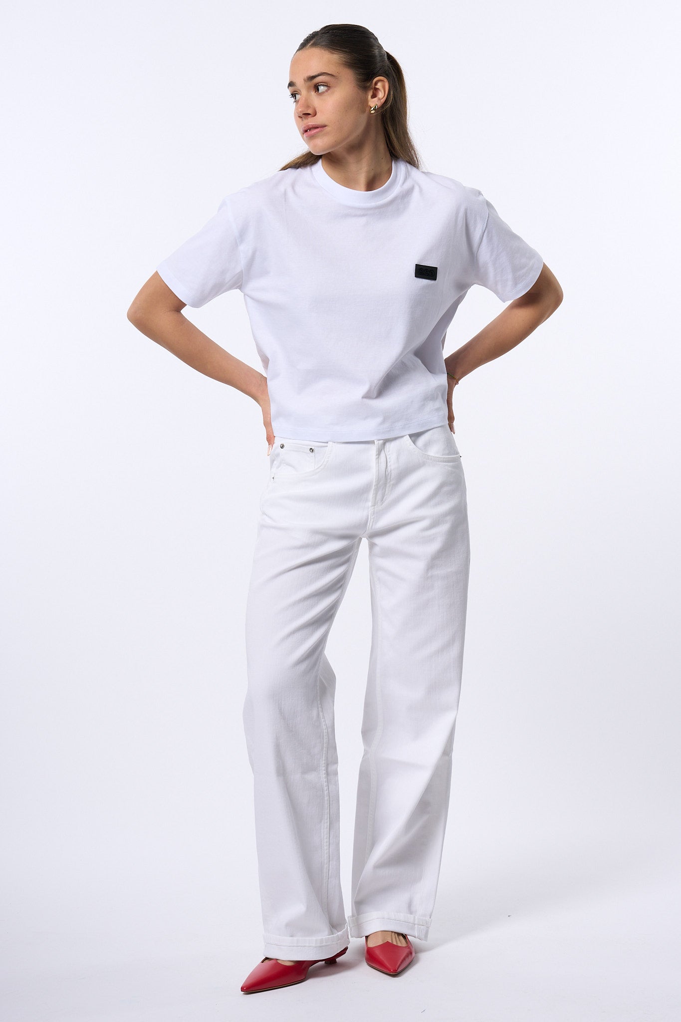 Department5 T-shirt Bianco Donna-3