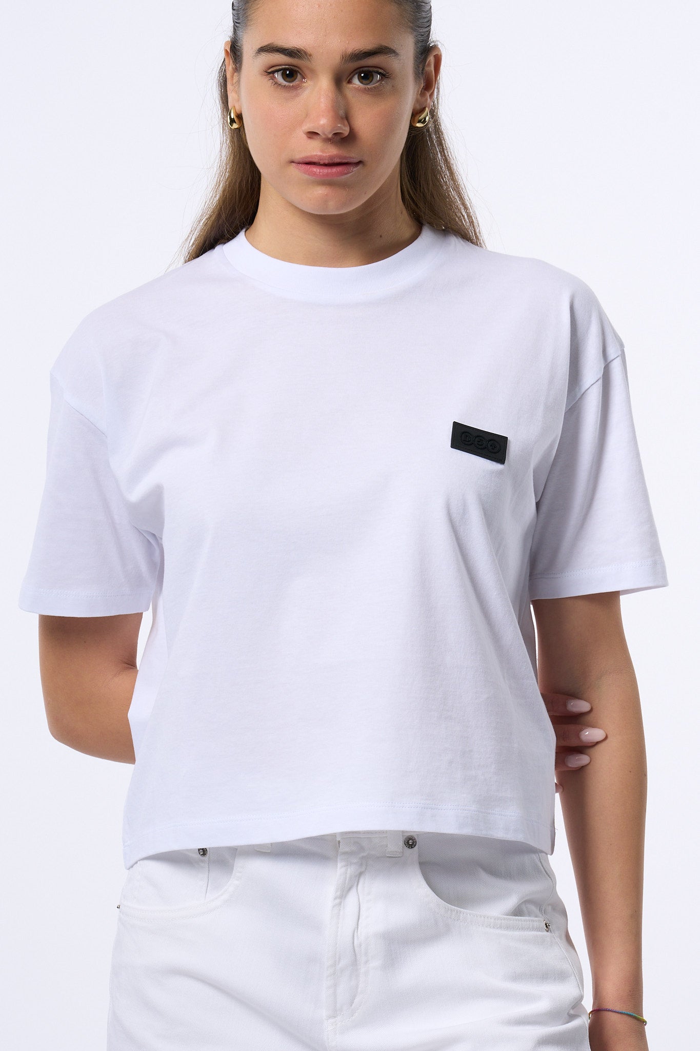 Department5 T-shirt Bianco Donna-4