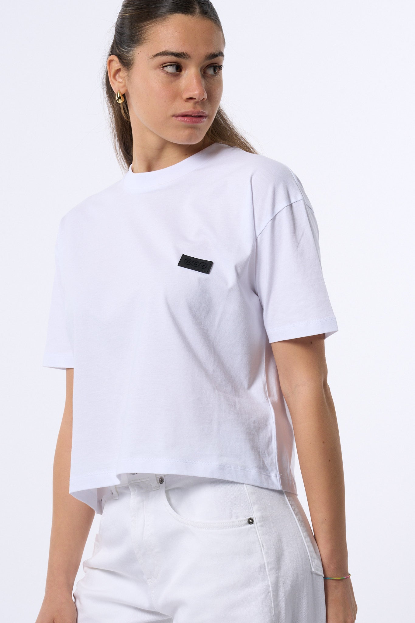 Department5 T-shirt Bianco Donna-1