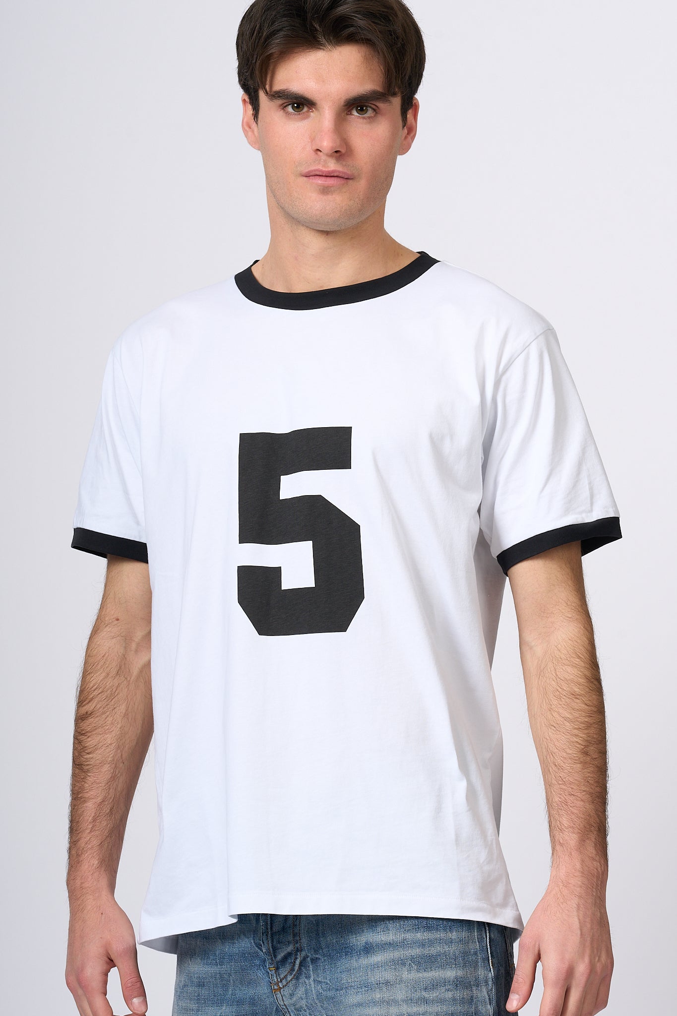 Department5 T-shirt Roos Bianco Uomo-1