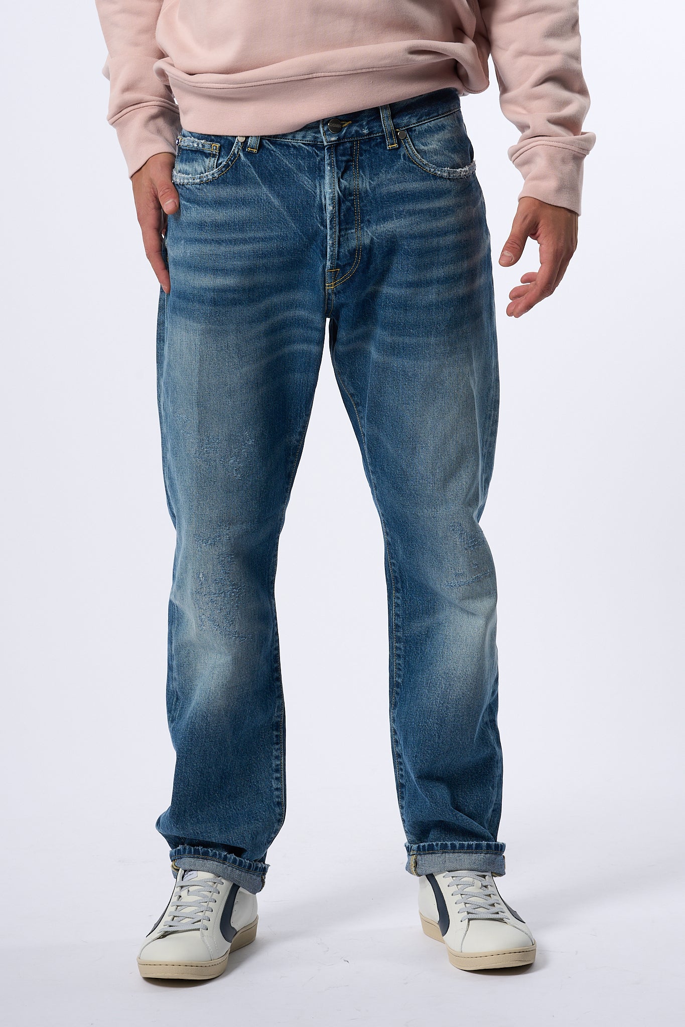 Desmore Jeans Regular Denim Medio Uomo-1