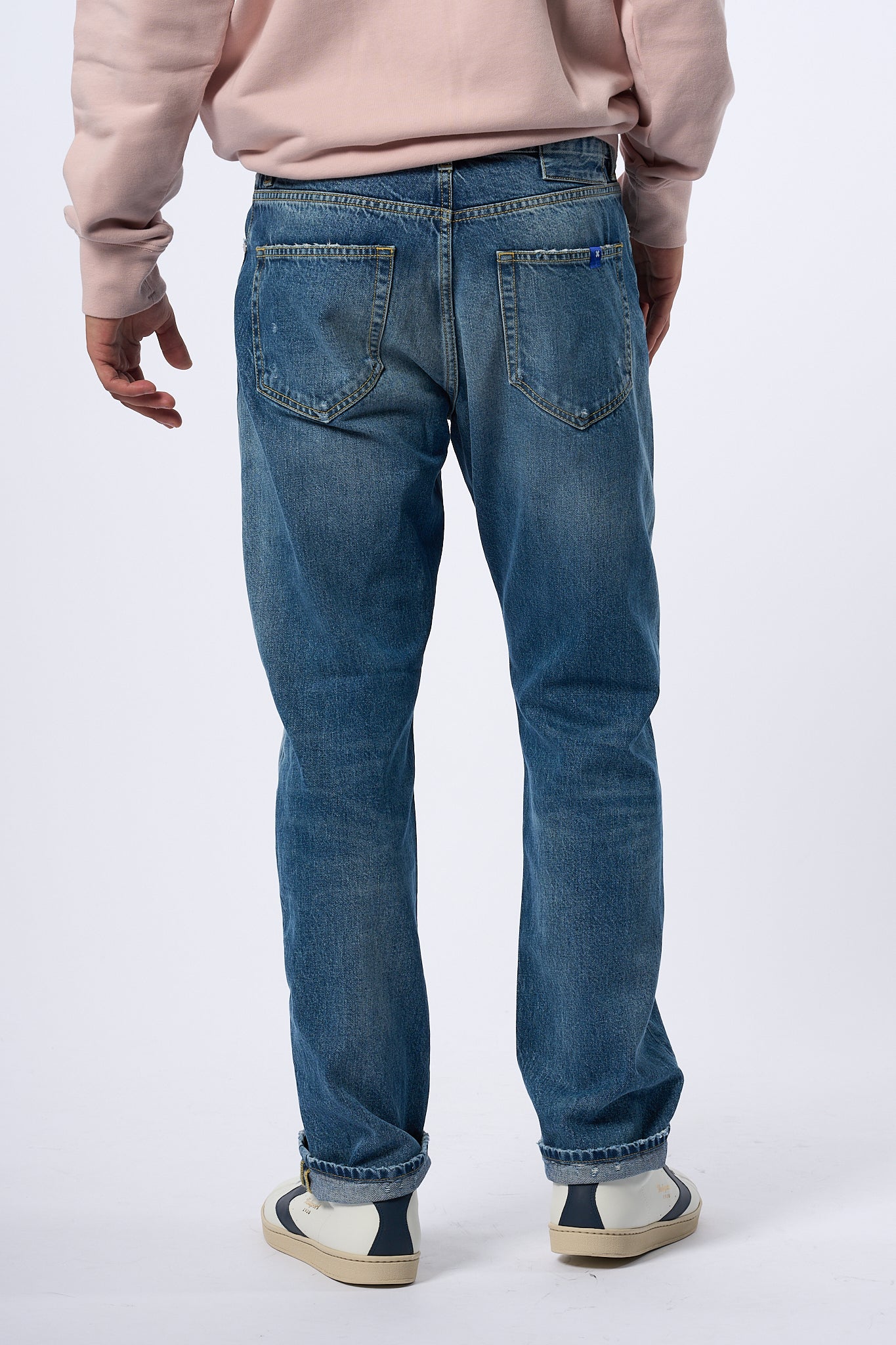 Desmore Jeans Regular Denim Medio Uomo-5