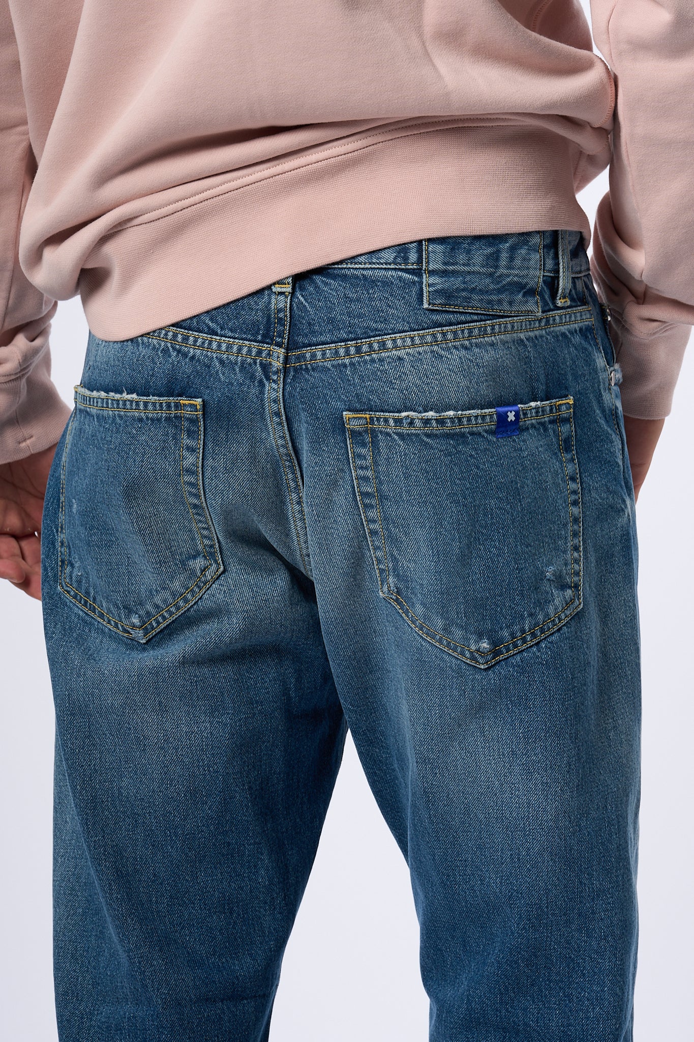 Desmore Jeans Regular Denim Medio Uomo-6