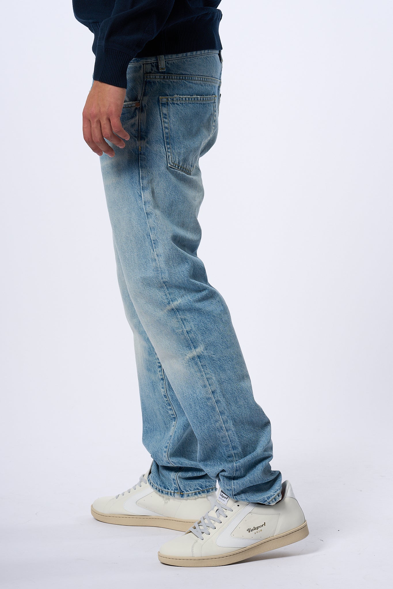 Desmore Jeans Relax Denim Chiaro Uomo-1